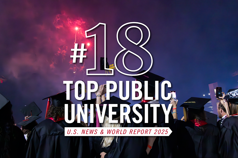 #18 Top Public University, U.S. News & World Report 2025