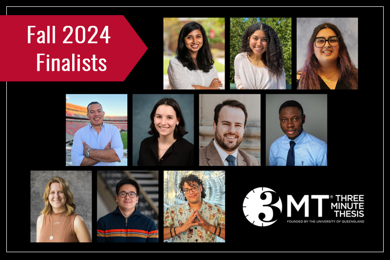 3MT Fall 2024 Finalists