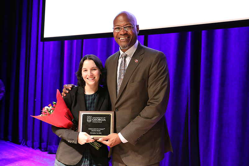 Grand Prize Winner Kyndra Higgins and Ron Walcott